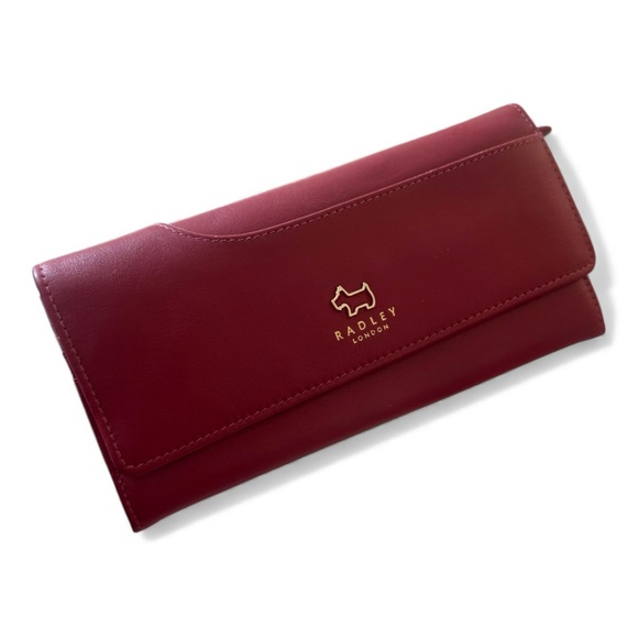 Radley London Burgundy Leather Wallet - Picture 3 of 6